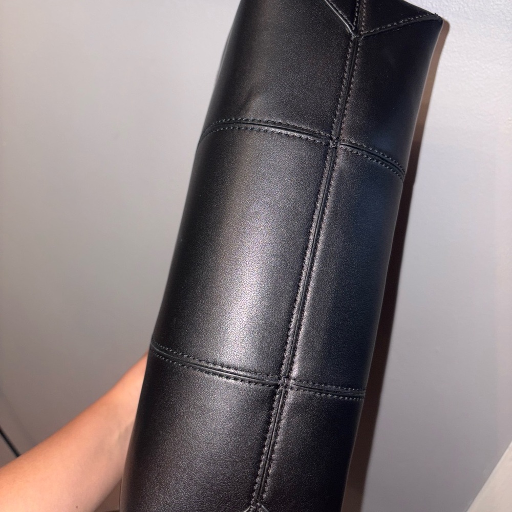 Tory Burch Black Leather Satchel - Picture 3 of 5